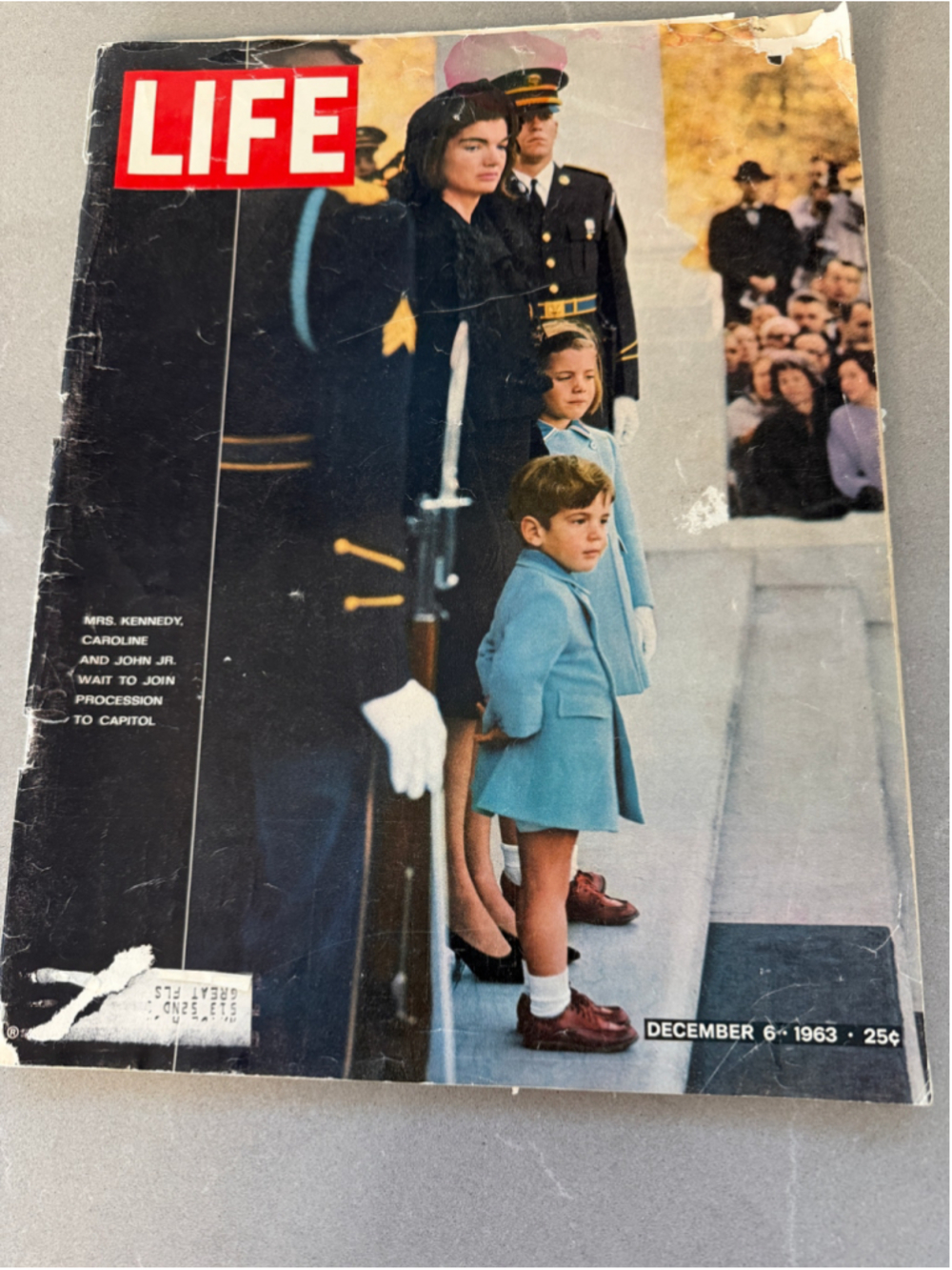 Vintage LIFE Magazine December 6 1963 JFK Funeral Jacqueline Kennedy Caroline Jo